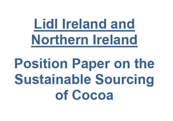 Position Paper on the Sustainable Sourcing of Cocoa