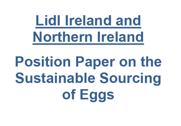 Position Paper on the Sustainable Sourcing of Eggs