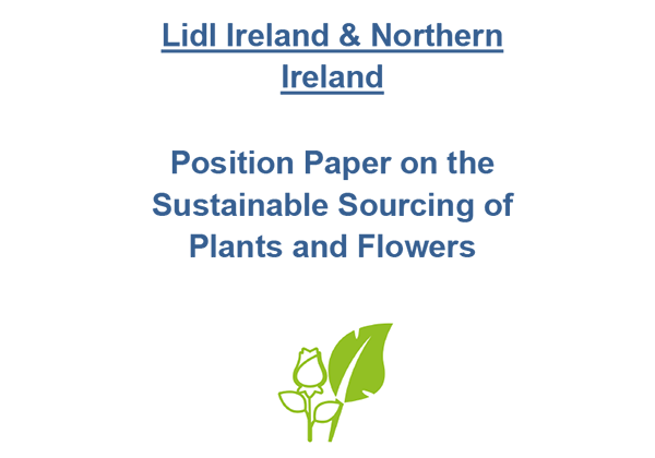 Position Paper on the Sustainable Sourcing of Plants and Flowers